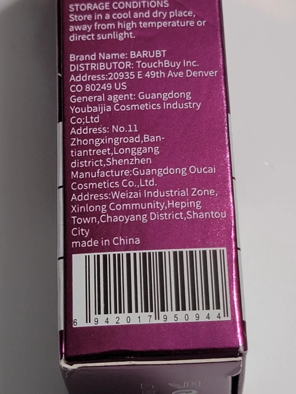 Barubt Calcium Power Multi Balm Firms Skin Core Stick Exp 08/27/2028 New